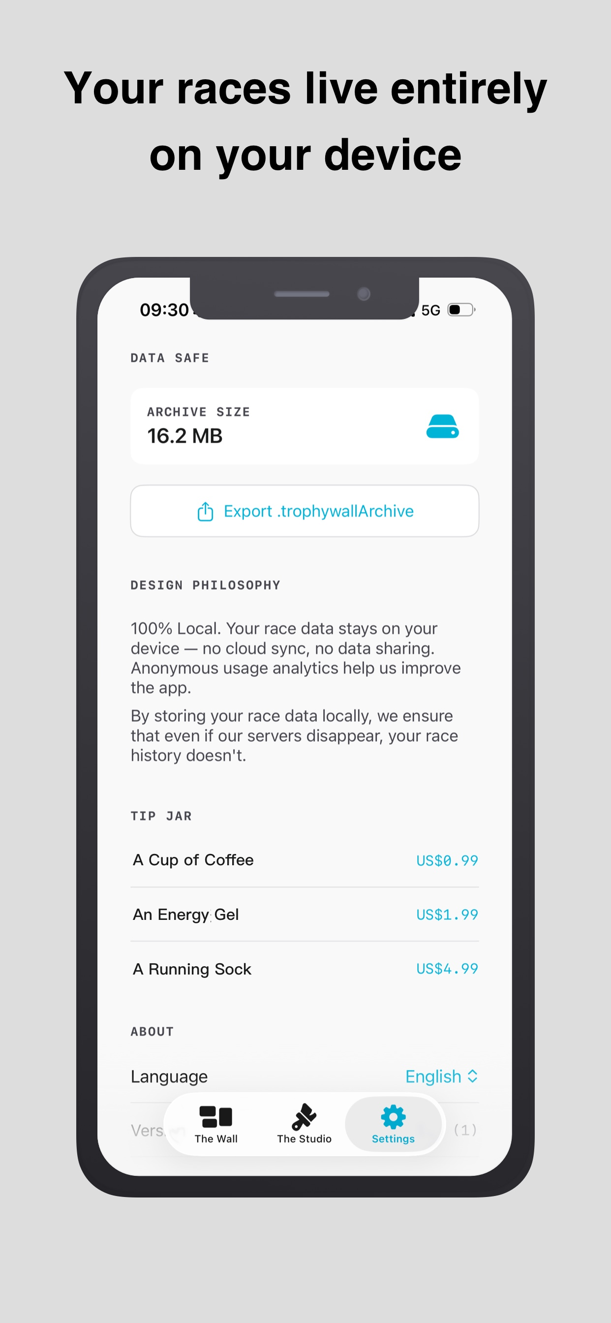 TrophyWall: Race & Medal Vault screenshot 4
