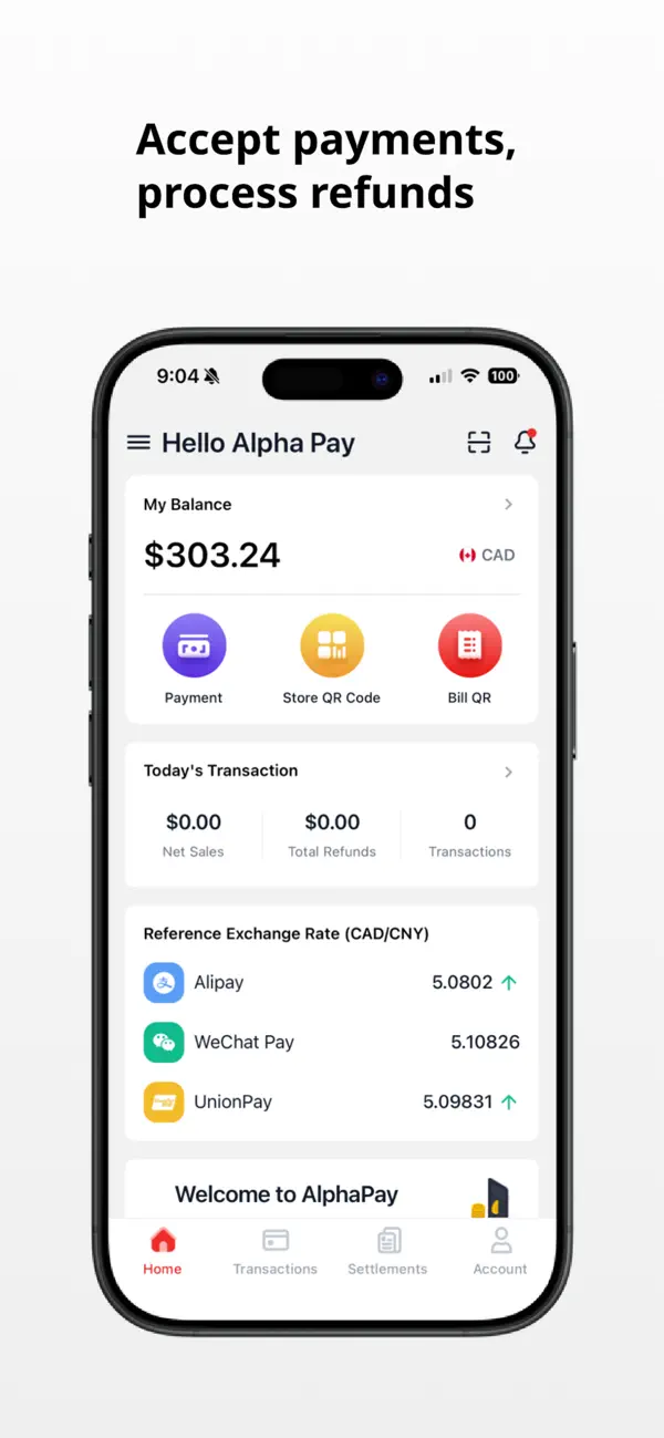 Screenshot #1 pour AlphaPay