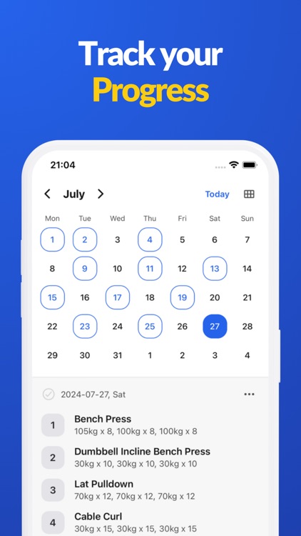 Gym Workout Tracker Log - Wise