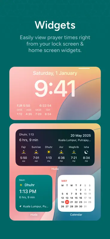 Huda: Prayer Times & Al-Quran screenshot 6 of 7