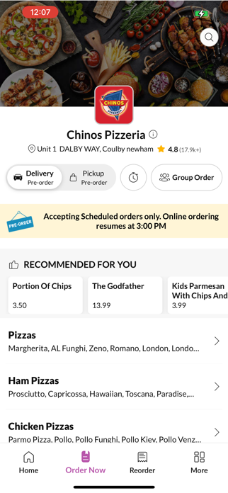 Chinos Pizzeria Screenshot 3 of 5