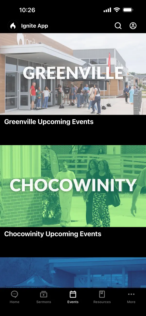 Screenshot #3 pour The Ignite Church App