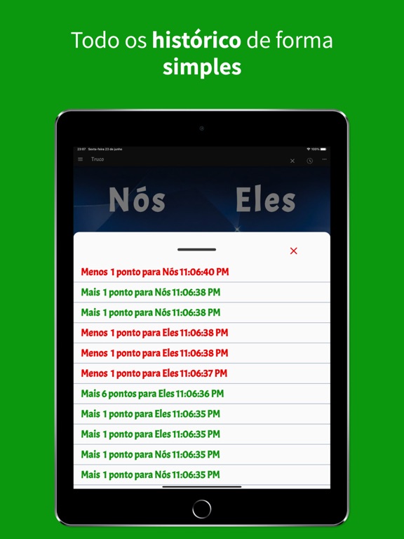 Marcador de Truco digital iPad screenshot 4 - Games app