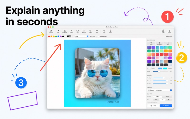 Better Screenshot: Editor iPhone screenshot