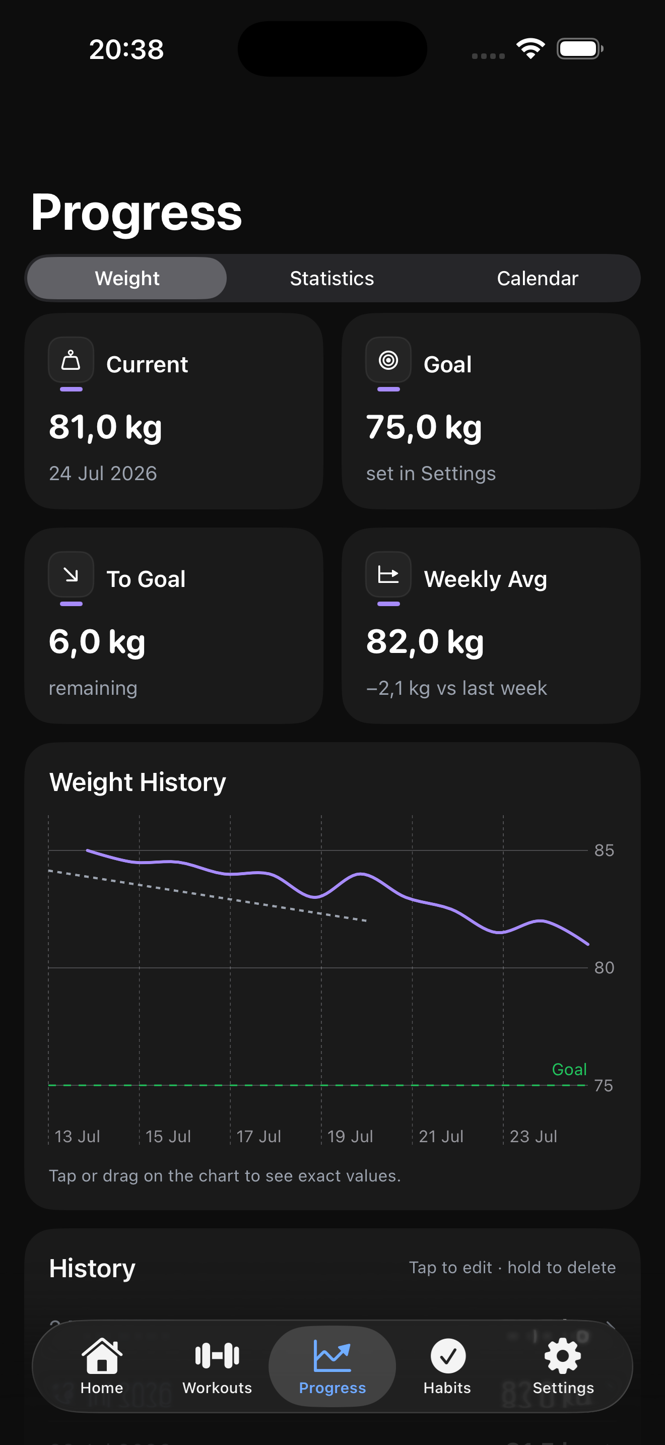 Pulse: Fitness & Habit Tracker screenshot 4