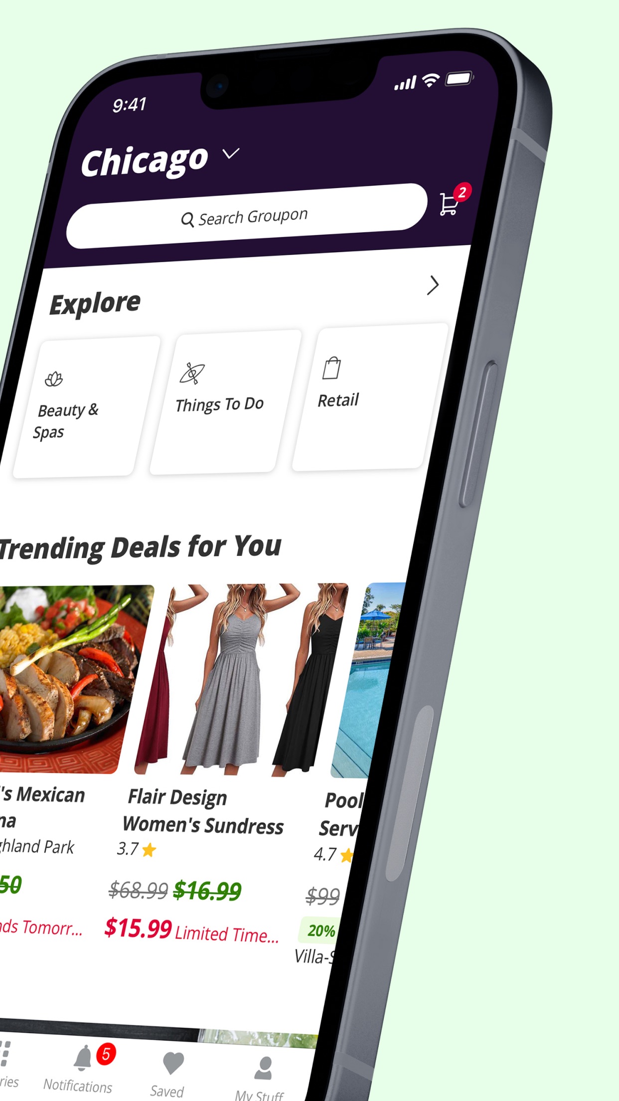 Groupon - Local Deals Near Me screenshot 2