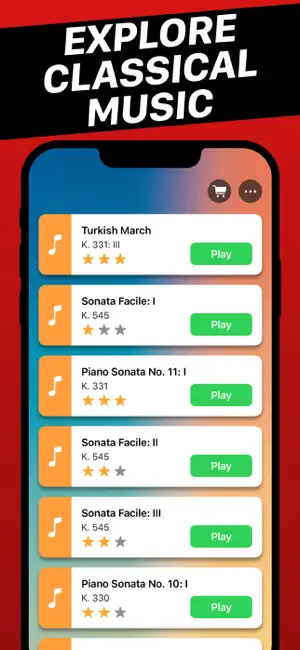 Classical Music Game - Mozart screenshot 2