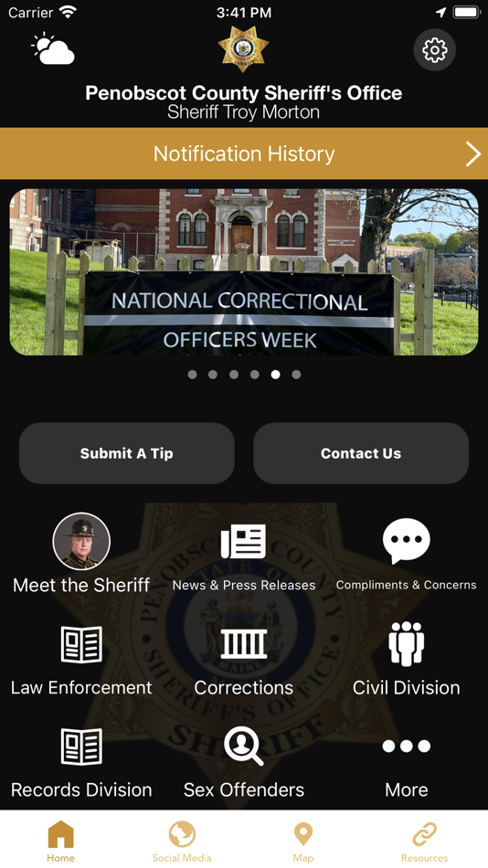 #1. Penobscot Sheriff's Office (iOS) بواسطة: Penobscot County Sheriff's Office