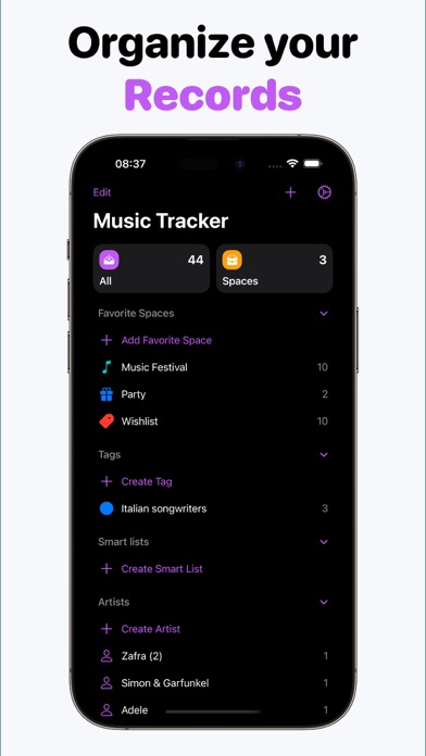 Music Tracker: Vinyl and CDs Screenshot