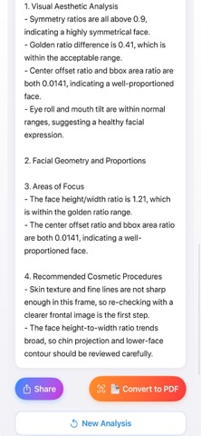 FaceMetric: Face Symmetry AI screenshot