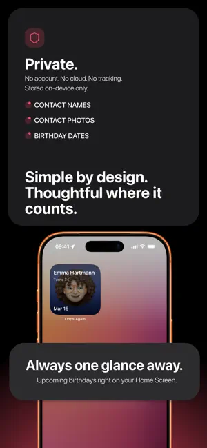 Oops Again: Birthday Reminders screenshot 3