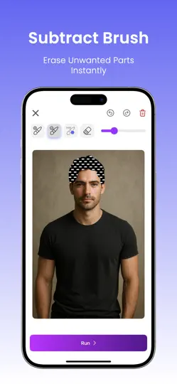 Captura de pantalla de Quill: AI Magic Photo Editor en iPhone 3