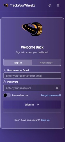 TrackYourWheelz screenshot