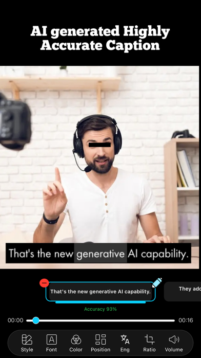Subtitles & Captions for video Screenshot