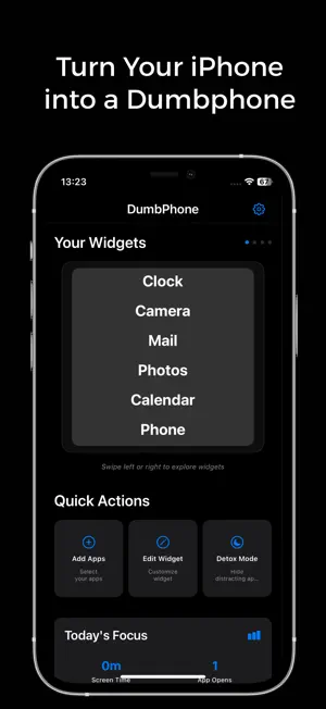 Dumbphone : Limit Distractions screenshot 1
