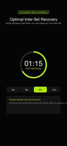 Rep Counter · Baro iPhone screenshot