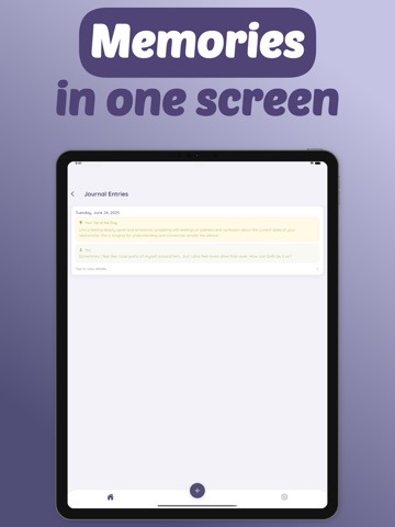 dairi: Shared couples journal iPad screenshot