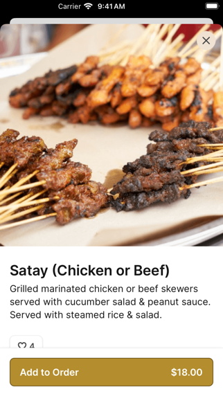 My Thai Foods iPhone screenshot 3 - Food & Drink app