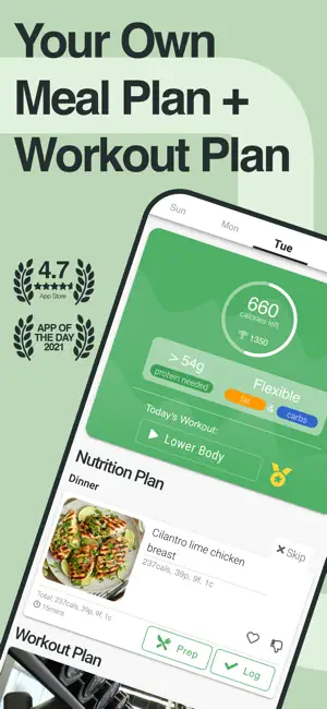 StrongrFastr Macros & Workouts screenshot 1