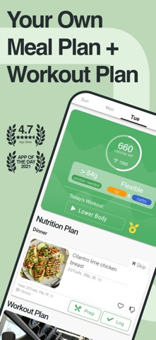 StrongrFastr Diet+Fitness AI screenshot