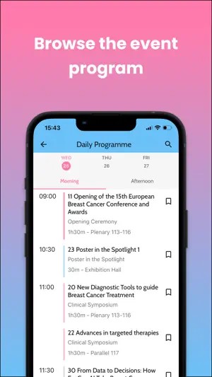 EBCC Events app screenshot 3