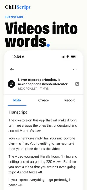 ChillScript - Content Ideas screenshot 3