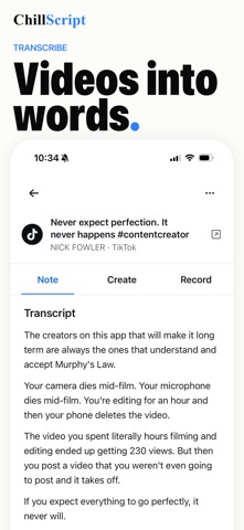 ChillScript：YouTube Transcript Screenshot 3 of 6