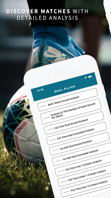 Goal Filter - Football Stats Screenshot