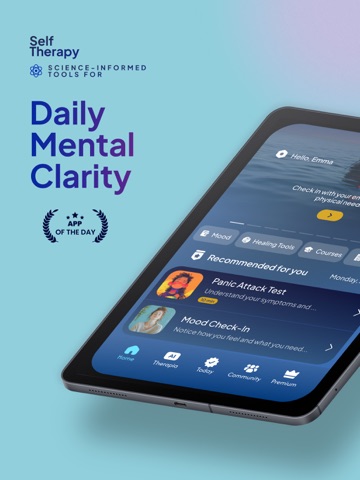 Self Therapy: Mental Care iPad screenshot