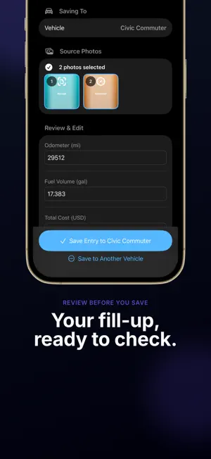 Fuel log tracker: Click2Track screenshot 2