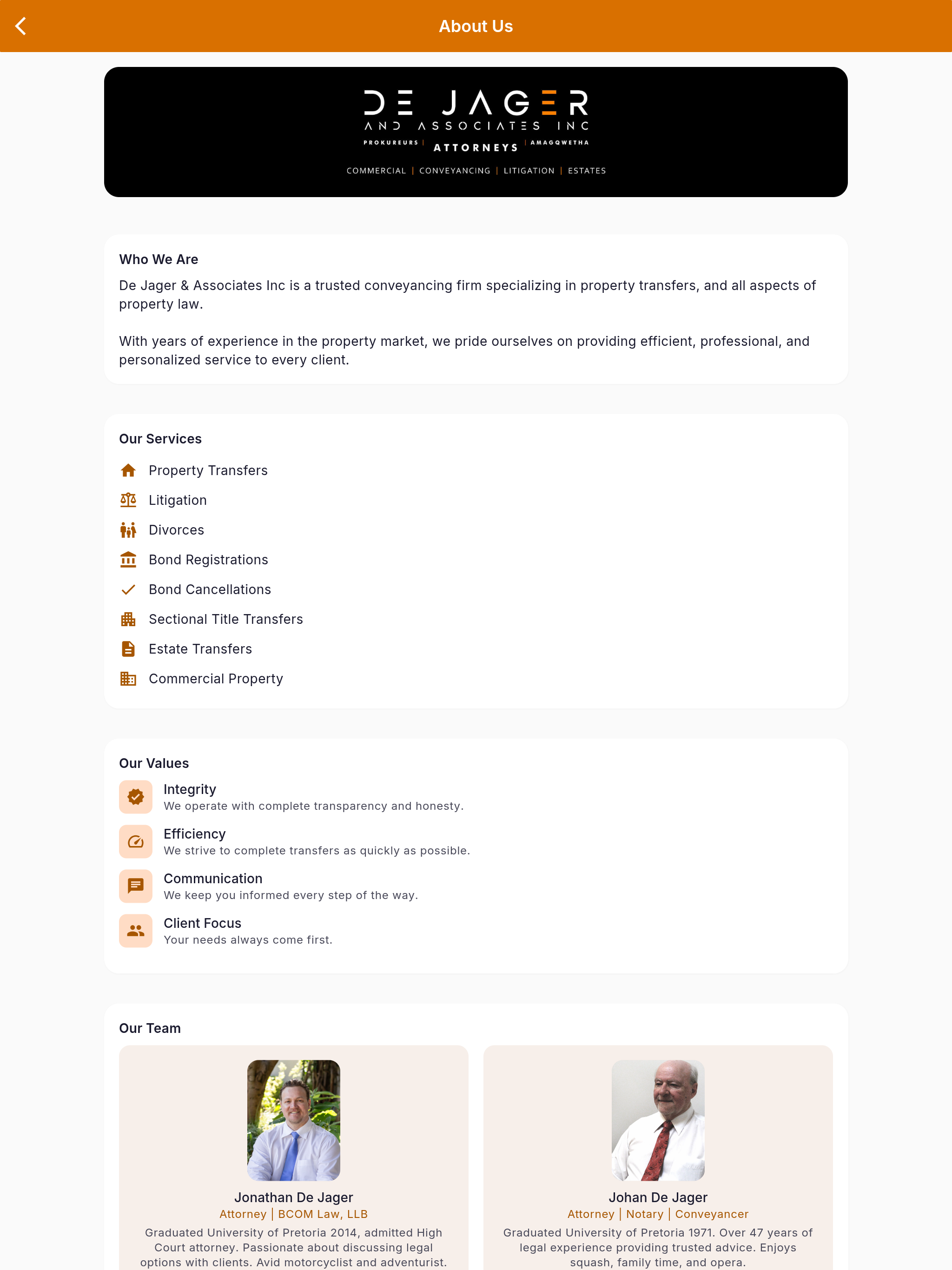 De Jager & Associates screenshot 7