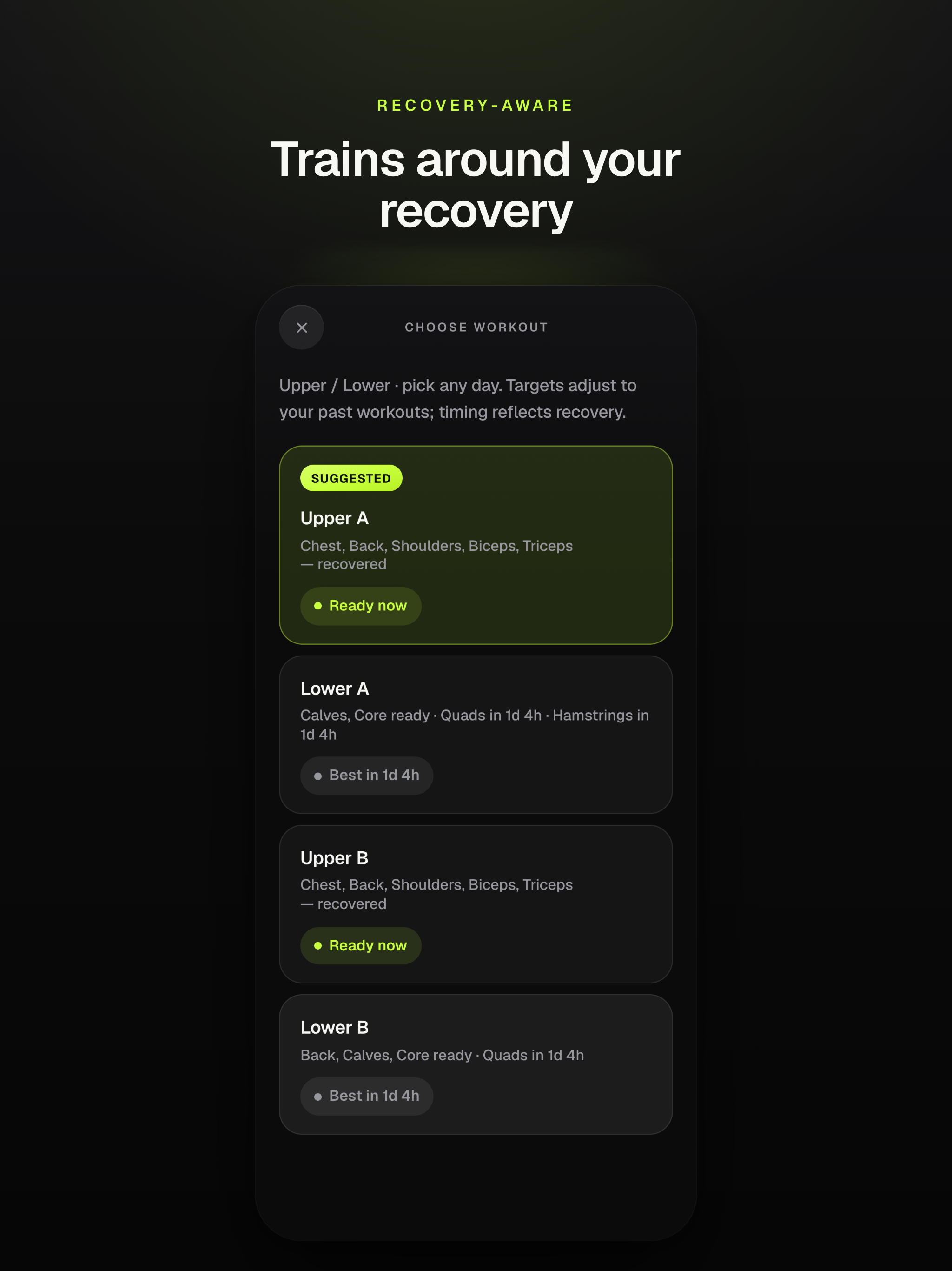 Gyminder screenshot 11