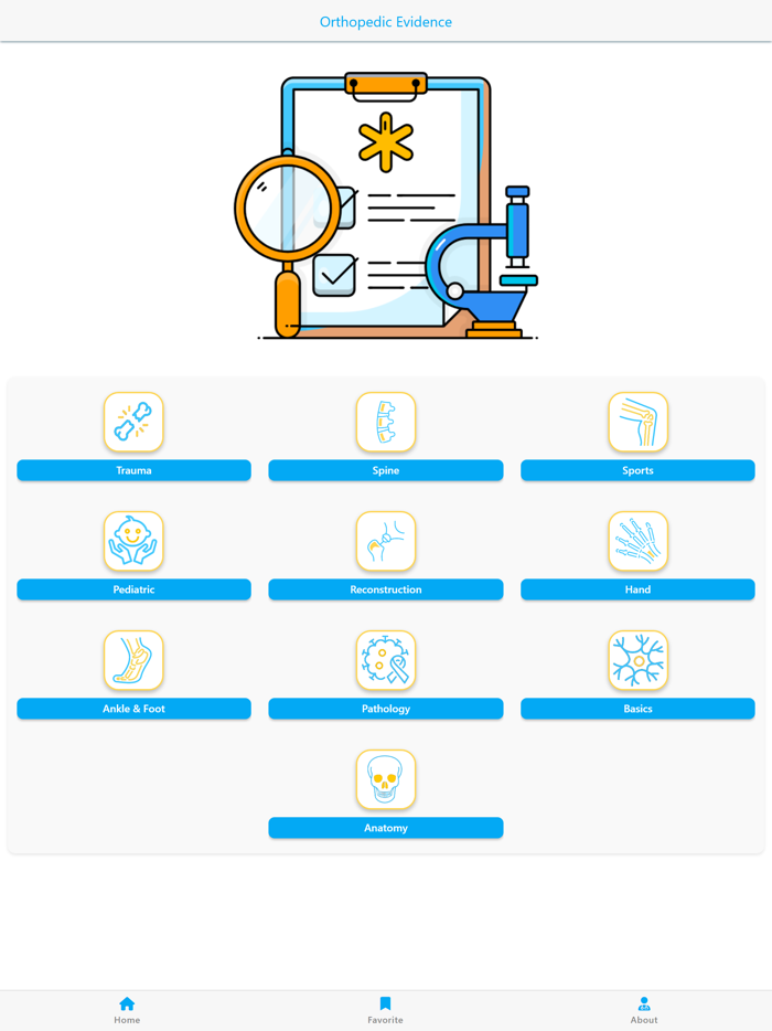 Orthopedic Evidence App