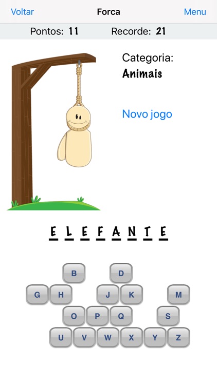 Forca - O melhor jogo da forca screenshot-3