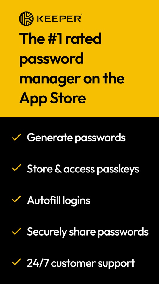 #1. Keeper Password Manager (iOS) 由: Callpod Inc.