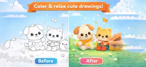 Kawaii Color Zen Coloring Book screenshot 1