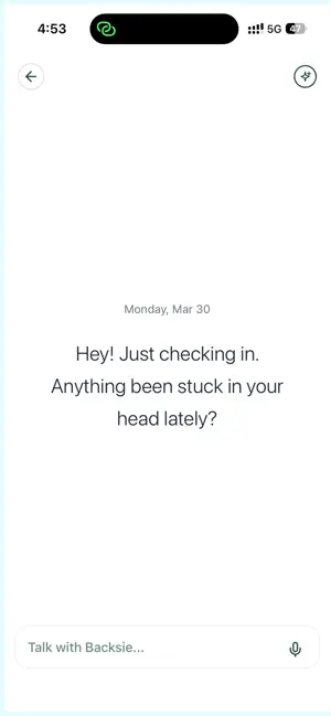 Backsie screenshot 1