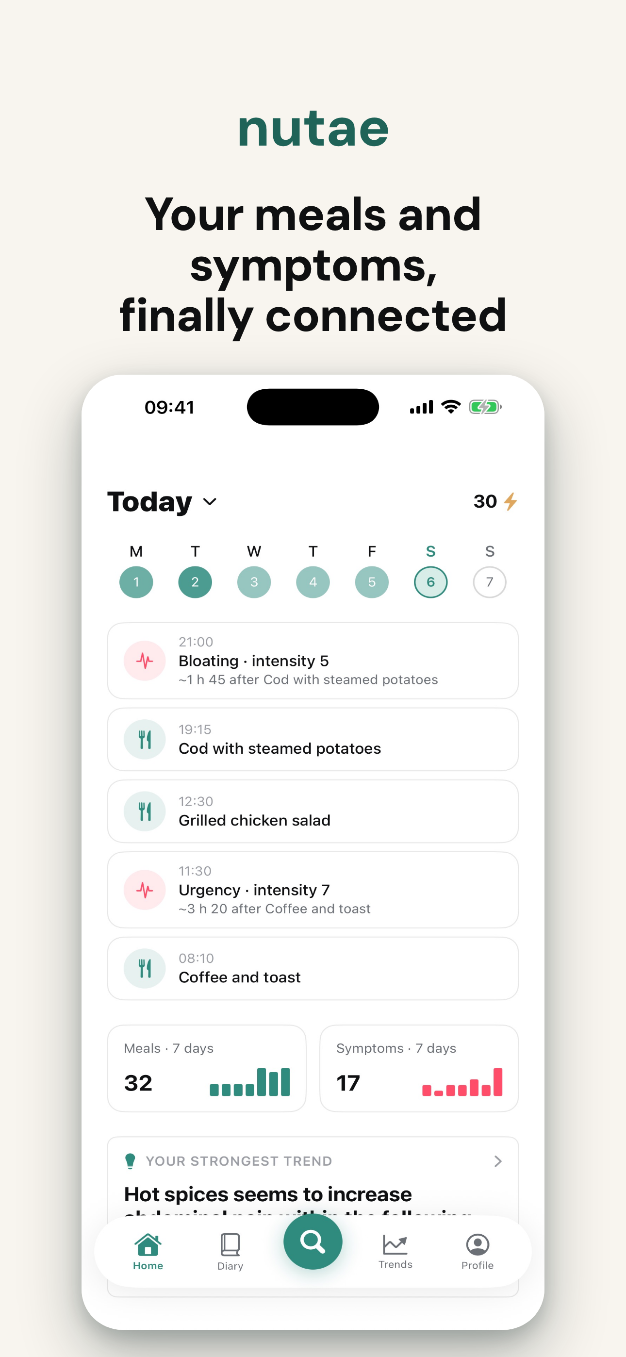 Nutae : FODMAP & IBS Tracker screenshot 3