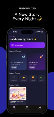 Sleraby - AI Bedtime Stories screenshot
