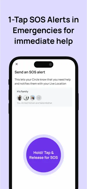 Hiryo: Location Sharing App screenshot 4