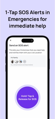Hiryo: Location Sharing App screenshot 4