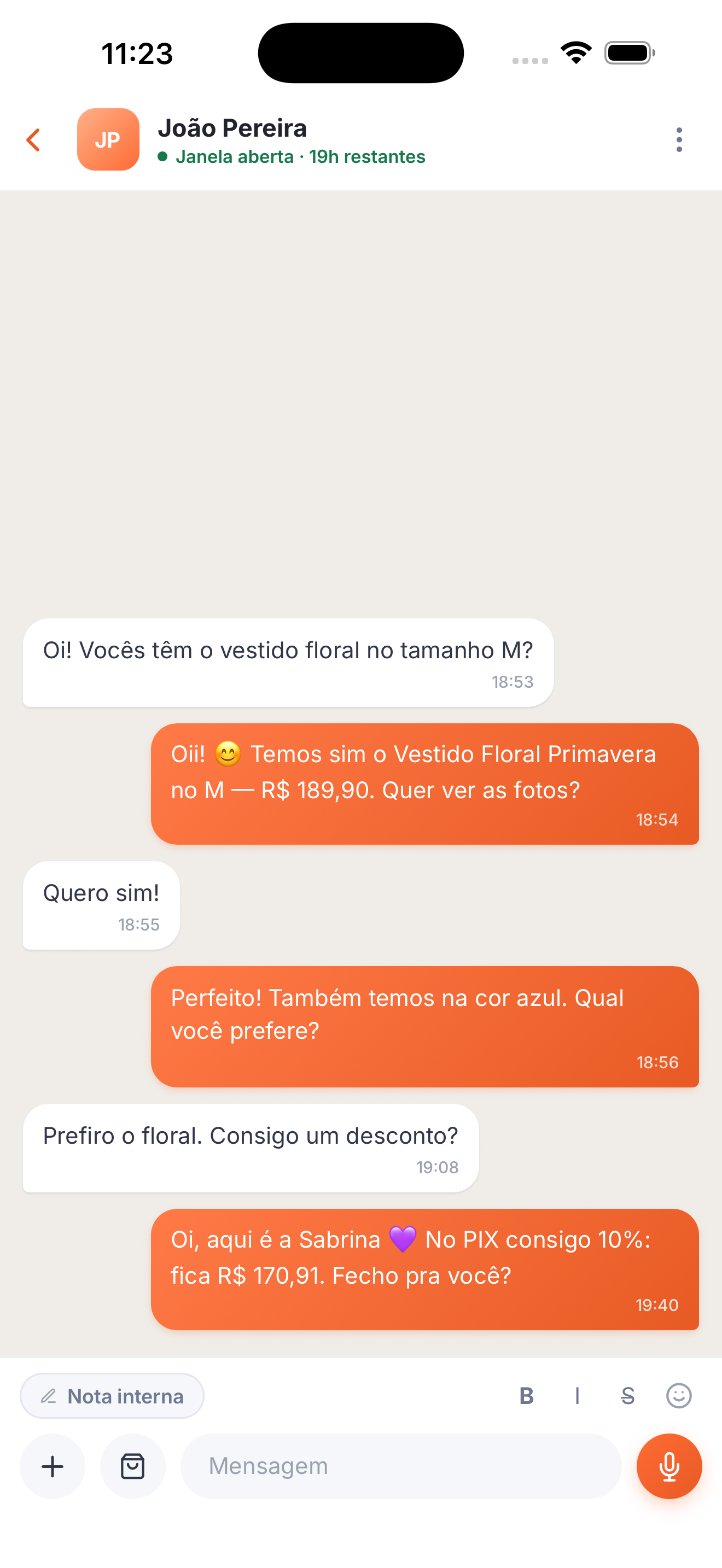 Tailor - Vendas com AI screenshot 4