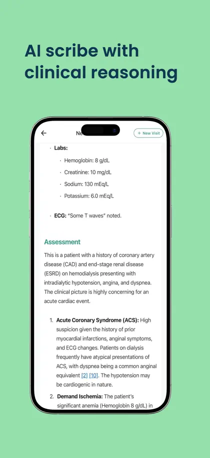 Screenshot 6 di 6 di EvidenceMD: Medical AI Search