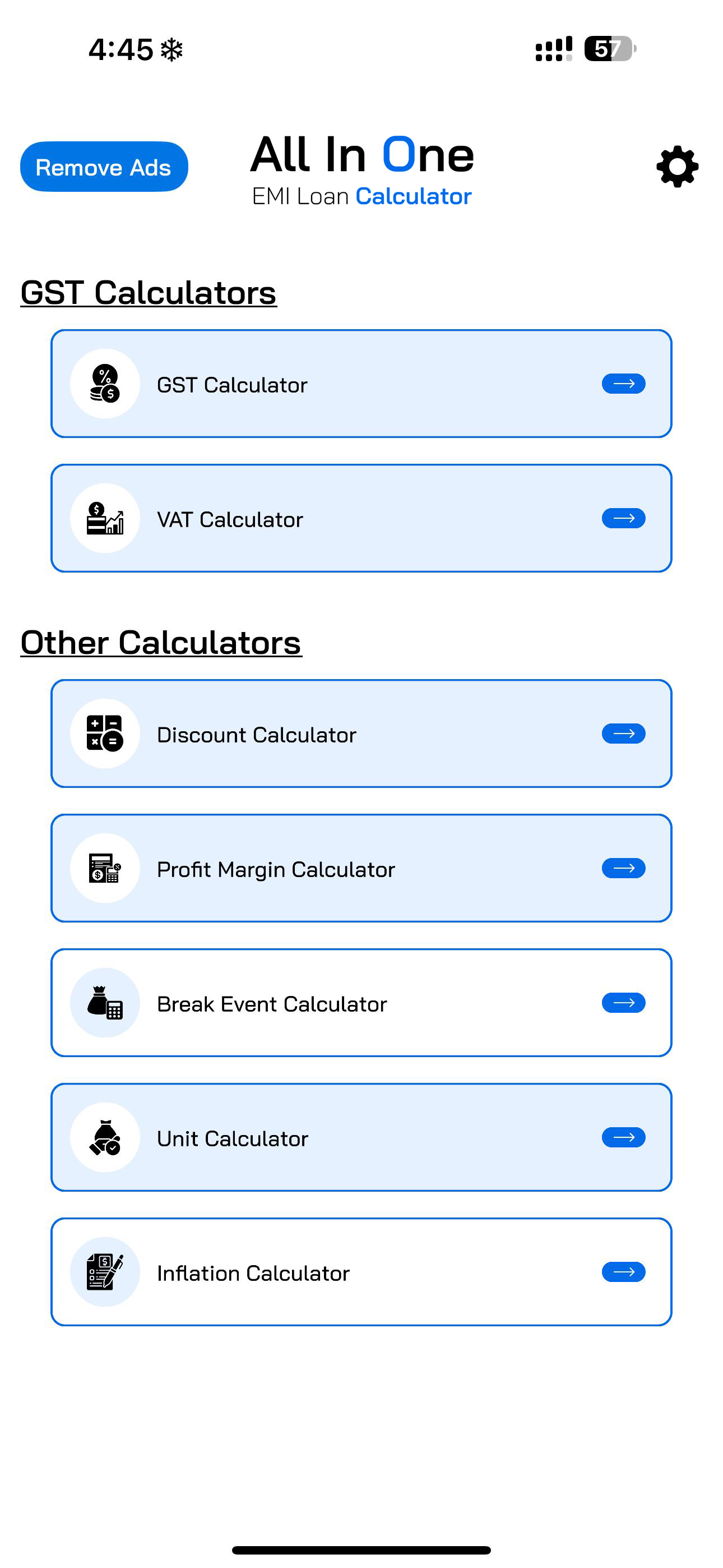 All in One EMI Calculator screenshot 4