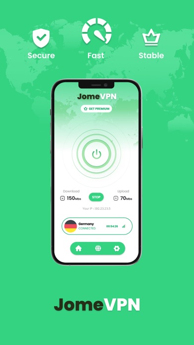 JomeVPN - Fast & Secure VPN Screenshot
