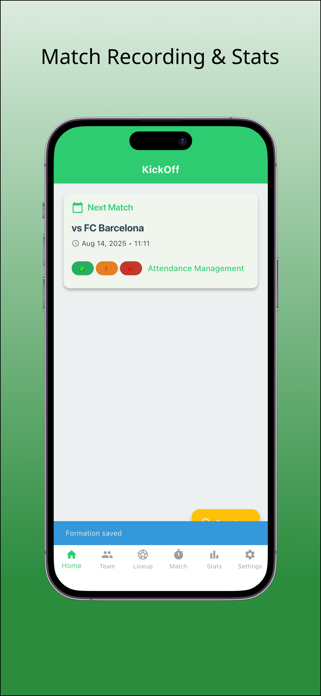 KickOff - Soccer Team Manager Screenshot 3 of 3
