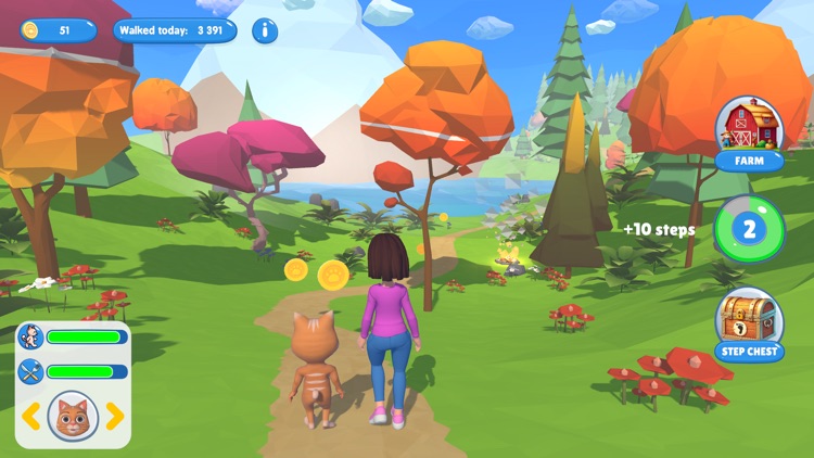 Joy Walk: Step Counter Game