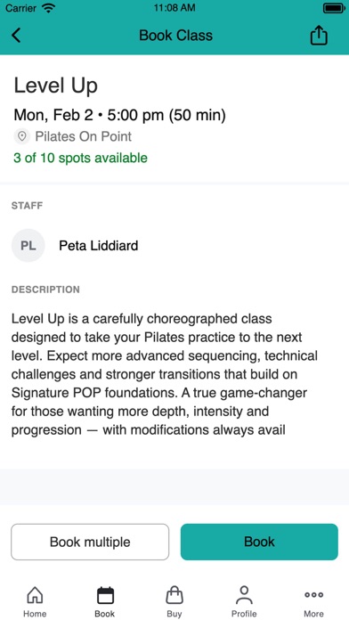 Screenshot #3 pour Pilates On Point Burleigh