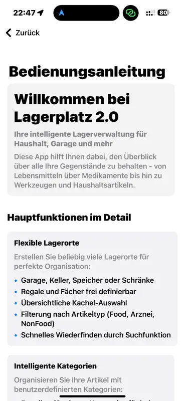Lagerplatz 2.0 – Vorräte screenshot 8 of 10