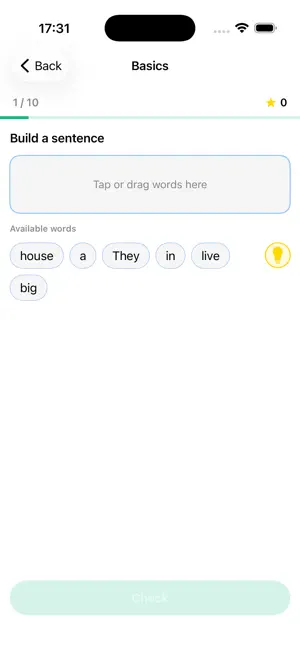 Switch to English Thinking screenshot 2